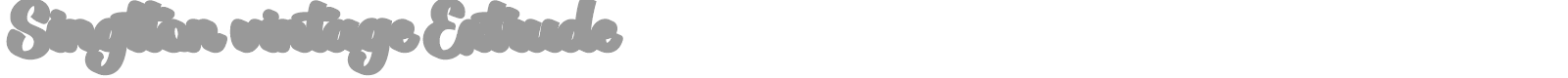 Singtton Vintage font preview